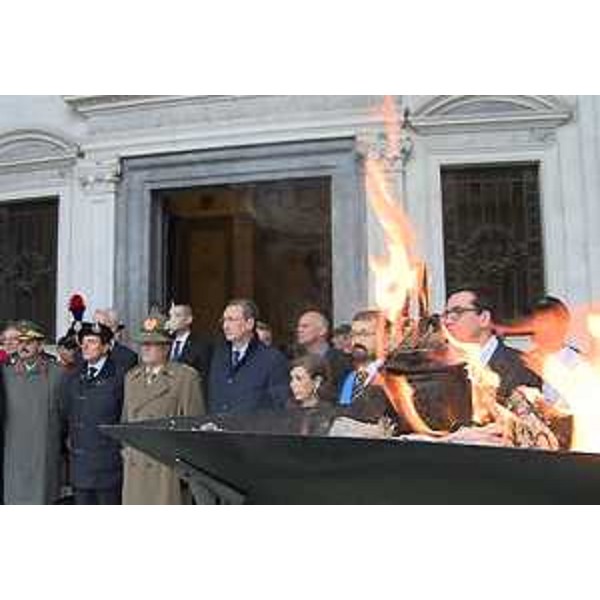 Sergio Bolzonello (Vicepresidente Regione FVG) alla cerimonia solenne in onore ai Caduti al Tempietto di piazza Libertà - Udine 22/05/2015