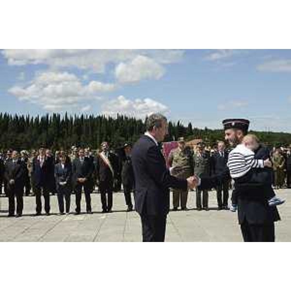 Sergio Bolzonello (Vicepresidente Regione FVG) alla cerimonia conclusiva del IV Raduno nazionale di Assoarma - Sacrario Militare di Redipuglia 24/05/2015