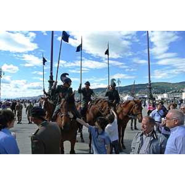 Eventi conclusivi della grande iniziativa nazionale "L'Esercito marciava ...", in piazza Unità d'Italia - Trieste 24/05/2015