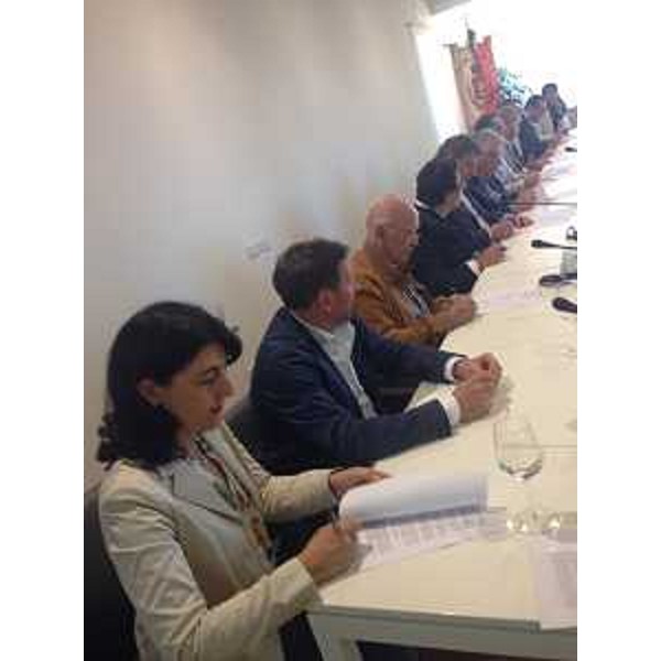 Mariagrazia Santoro (Assessore regionale Pianificazione territoriale) al workshop "Il Paesaggio rurale", il quinto per la redazione del Piano Paesaggistico Regionale (PPR), a Villa di Toppo Florio - Buttrio 25/05/2015