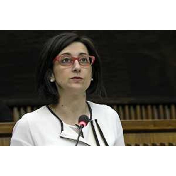 Sara Vito (Assessore regionale Ambiente ed Energia) durante i lavori del Consiglio regionale - Trieste 27/05/2015