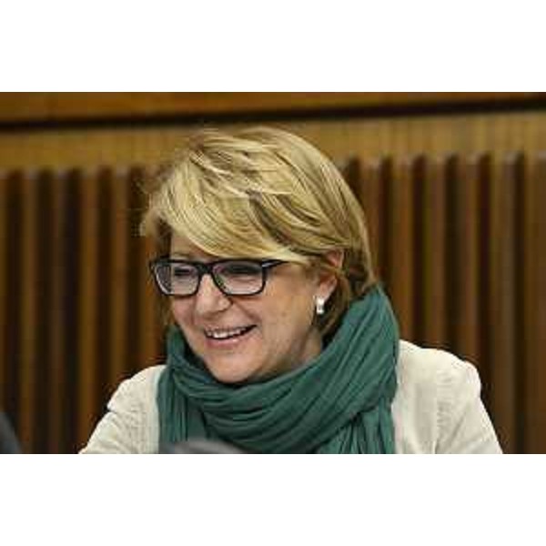 Maria Sandra Telesca (Assessore regionale Salute, Integrazione socio-sanitaria, Politiche sociali e Famiglia) durante i lavori del Consiglio regionale - Trieste 27/05/2015