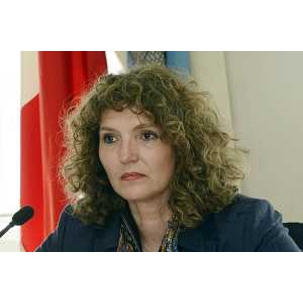 Ksenija Dobrila (Presidente Comitato problemi minoranza slovena) alla riunione del Comitato istituzionale paritetico per i problemi della minoranza slovena - Trieste 28/05/2015
