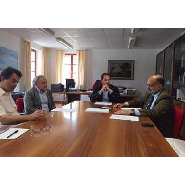 Cristiano Shaurli (Assessore regionale Risorse agricole e forestali) all'ERSA - Agenzia regionale per lo sviluppo rurale - Pozzuolo del Friuli 28/05/2015