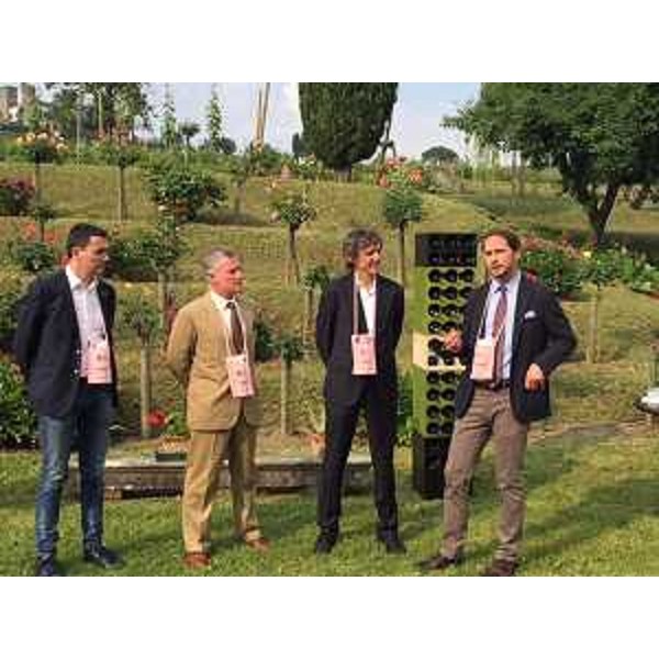Cristiano Shaurli (Assessore regionale Risorse agricole e forestali) all'inaugurazione della XXIII edizione di Cantine Aperte, nella Tenuta Sottomonte - Buttrio 29/05/2015