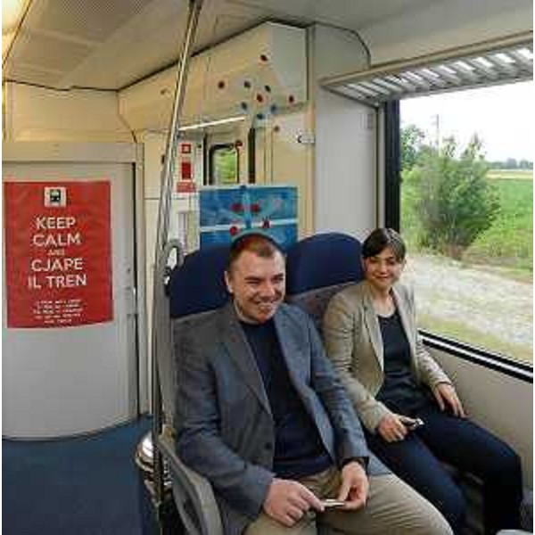 Lorenzo Fabbro (Presidente ARLeF) e Debora Serracchiani (presidente Friuli Venezia Giulia) – Cividale 04/06/2015