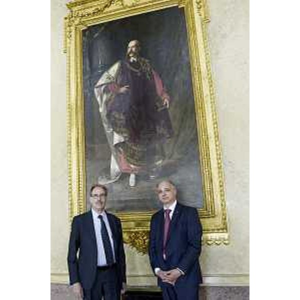 Gianni Torrenti (Assessore regionale Cultura, Sport e Solidarietà) e Yevhen Perelygin (Ambasciatore di Ucraina in Italia) - Trieste 11/06/2015