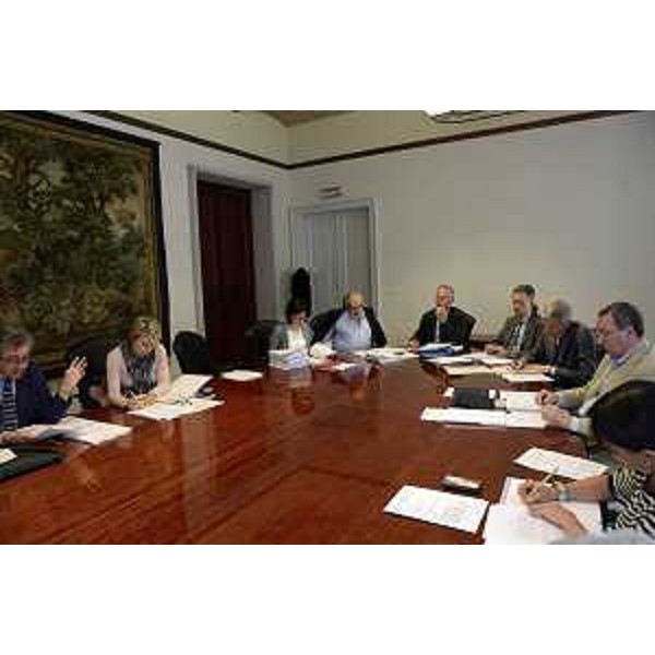 Francesco Peroni (Assessore regionale Finanze) durante la riunione della Giunta regionale, presieduta da Debora Serracchiani (Presidente Regione Friuli Venezia Giulia), che ha approvato in via preliminare il disegno di legge relativo all'assestamento di Bilancio 2015 - Trieste 16/06/2015