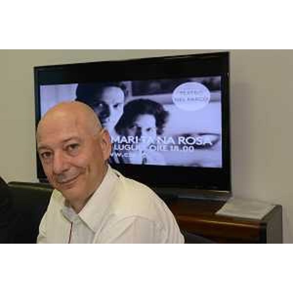 Alberto Bevilacqua (Presidente CSS Teatro stabile di Innovazione FVG) alla conferenza stampa di presentazione del calendario degli eventi "Villa Manin Estate 2015" - Udine 18/06/2015