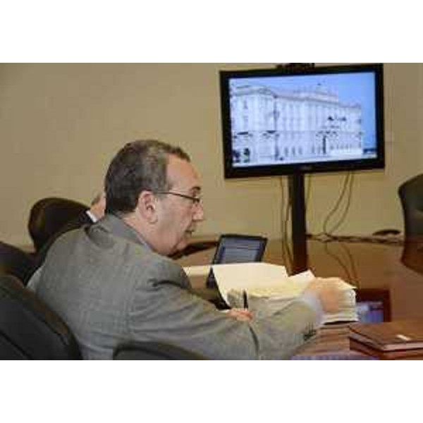 Sergio Bolzonello (Vicepresidente Regione FVG e assessore Attività produttive, Cooperazione e Turismo) durante la riunione della Giunta regionale del Friuli Venezia Giulia - Trieste 19/06/2015