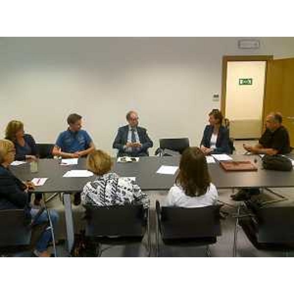 Gianni Torrenti (Assessore regionale Cultura) all'incontro "Lingue di minoranza e turismo" - Tolmezzo 20/06/2015