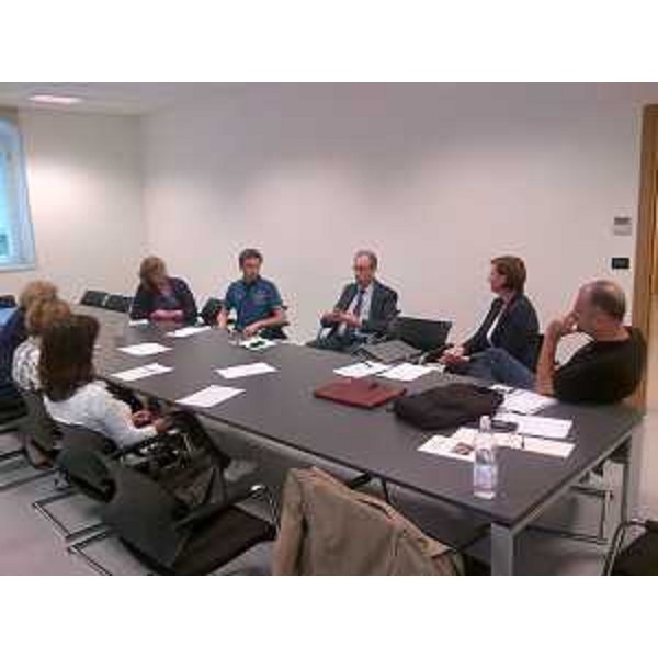 Gianni Torrenti (Assessore regionale Cultura) all'incontro "Lingue di minoranza e turismo" - Tolmezzo 20/06/2015