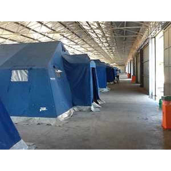 Spazi della Caserma Cavarzerani, in via Cividale, adattati ad hub di prima accoglienza per richiedenti asilo - Udine 24/06/2015