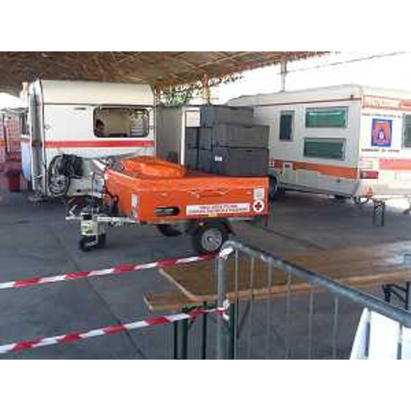 Spazi della Caserma Cavarzerani, in via Cividale, adattati ad hub di prima accoglienza per richiedenti asilo - Udine 24/06/2015