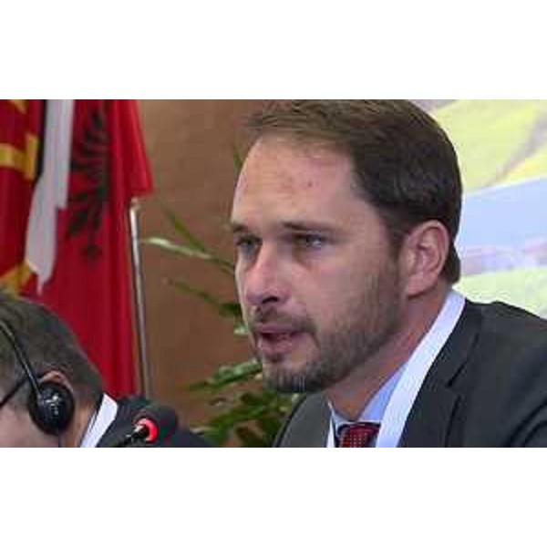 Cristiano Shaurli (Assessore regionale Risorse agricole e forestali) al Food East Research and Innovation Forum 2015 - Udine 24/06/2015