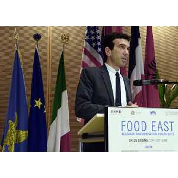 Maurizio Martina (Ministro Politiche agricole, alimentari e forestali) al Food East Research and Innovation Forum 2015 - Udine 25/06/2015