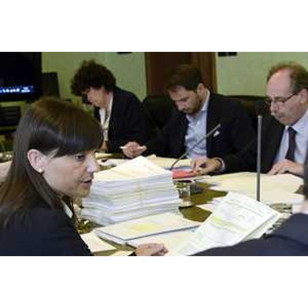 Debora Serracchiani (Presidente Regione Friuli Venezia Giulia) presiede la riunione della Giunta regionale - Trieste 26/06/2015