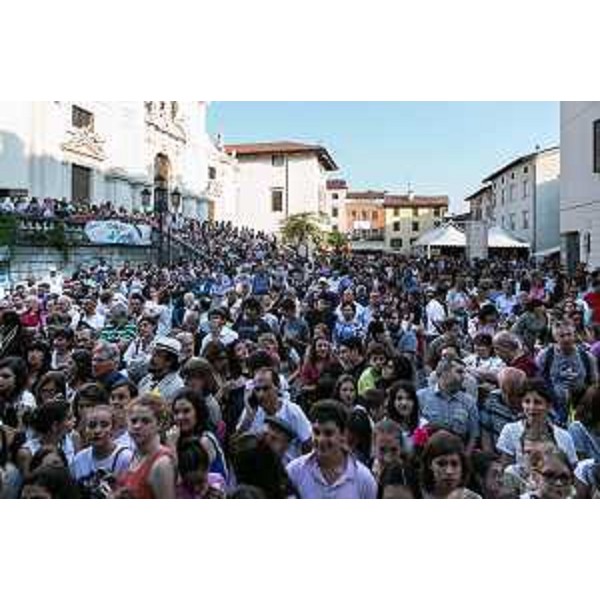 Piazza Duomo la sera dell'inaugurazione di "Aria di Friuli Venezia Giulia" - San Daniele del Friuli 26/06/2015