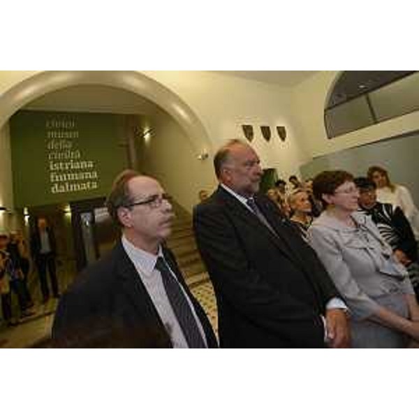 Gianni Torrenti (Assessore regionale Cultura) e Roberto Cosolini (Sindaco Trieste) all'inaugurazione del Civico Museo della Civiltà Istriana, Fiumana e Dalmata - Trieste 26/06/2015
