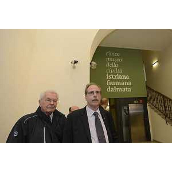 Gianni Torrenti (Assessore regionale Cultura) all'inaugurazione del Civico Museo della Civiltà Istriana, Fiumana e Dalmata - Trieste 26/06/2015