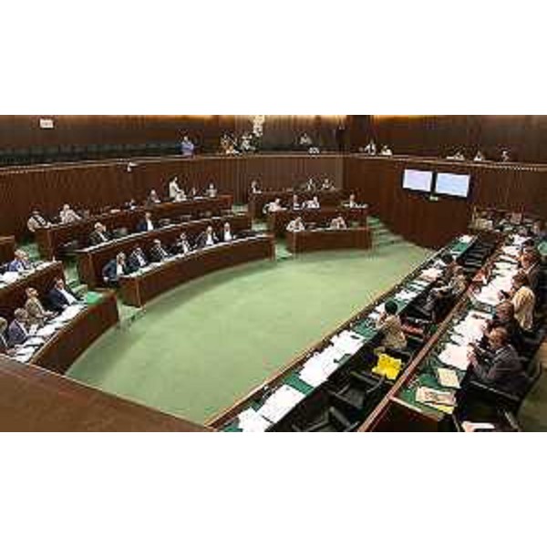 L'Aula durante i lavori del Consiglio regionale -Trieste 29/06/2015