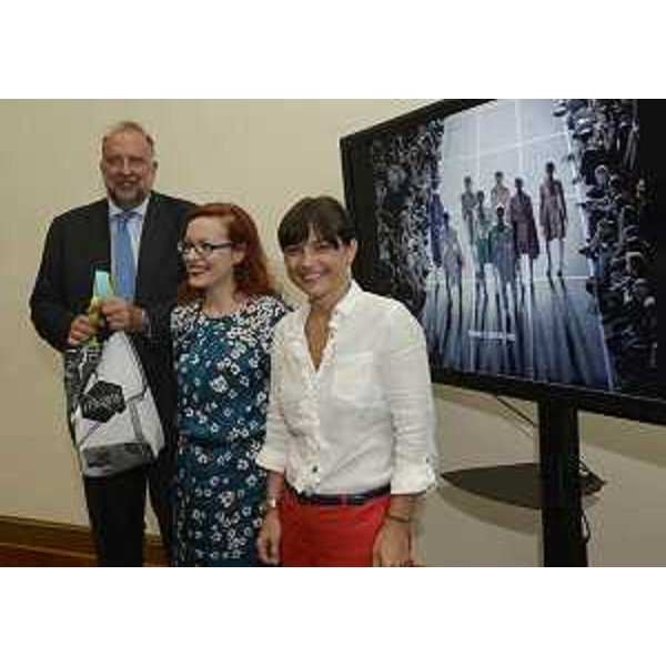 Roberto Cosolini (Sindaco Trieste), Barbara Franchin (Direttrice ITS International Talent Support) e Debora Serracchiani (Presidente Regione Friuli Venezia Giulia) alla presentazione di ITS 2015, quattordicesima edizione dell'International Talent Support - Trieste 01/07/2015