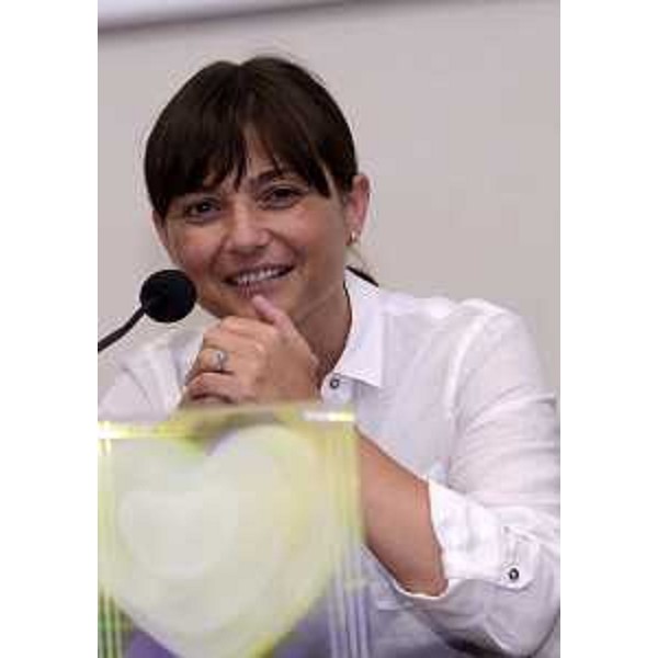 Debora Serracchiani (Presidente Regione Friuli Venezia Giulia) alla presentazione di ITS 2015, quattordicesima edizione dell'International Talent Support - Trieste 01/07/2015