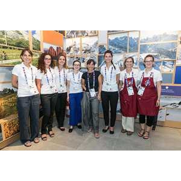 Debora Serracchiani (Presidente Regione Friuli Venezia Giulia) nello Stand del Friuli Venezia Giulia a EXPO 2015 - Milano 03/07/2015