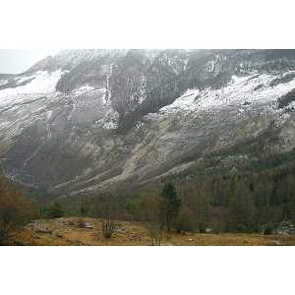 Frana del Vajont precipitata nel 1963. Foto: Archivio del Corpo forestale regionale - Marco Pradella