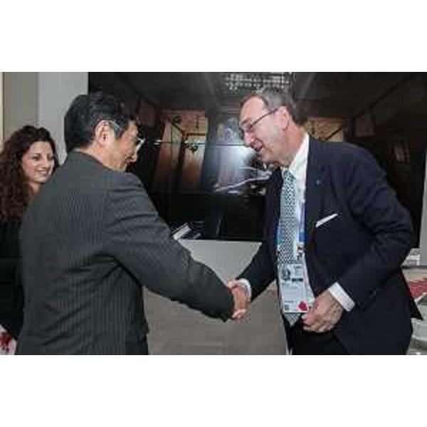 Sergio Bolzonello (Vicepresidente Friuli Venezia Giulia e assessore Attività produttive) e Yoshinobu Nisaka (governatore della Prefettura di Wakayama) – Milano 05/07/2015