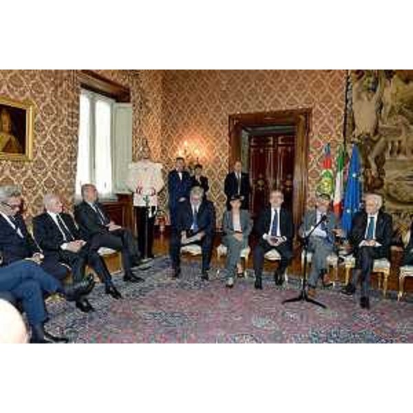 Incontro tra il Presidente della Repubblica Sergio Mattarella e i presidenti delle Regioni, al Quirinale – Roma, 09/07/2015