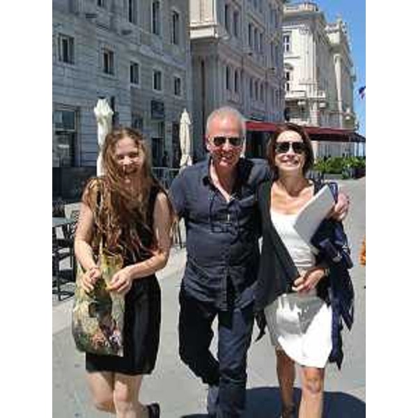 Federica Rosellini (attrice), Franco Castellano (attore e regista) e Stefania Rocca (attrice) – Trieste 10/07/2015
