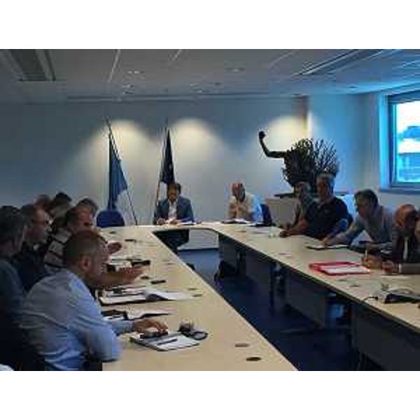 Cristiano Shaurli (Assessore regionale Risorse agricole) al tavolo di filiera sul Montasio - Udine 10/07/2015