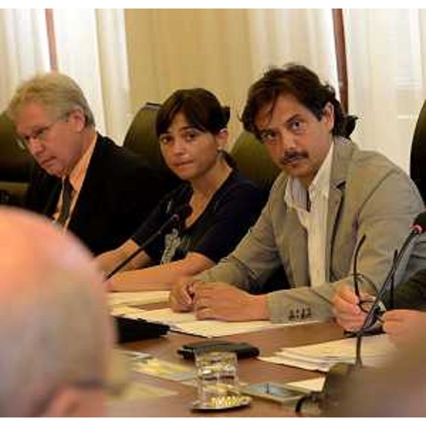 Vincenzo Martines (Presidente V Commissione Consiglio regionale) e Debora Serracchiani (presidente Friuli Venezia Giulia) – Trieste 14/07/2015