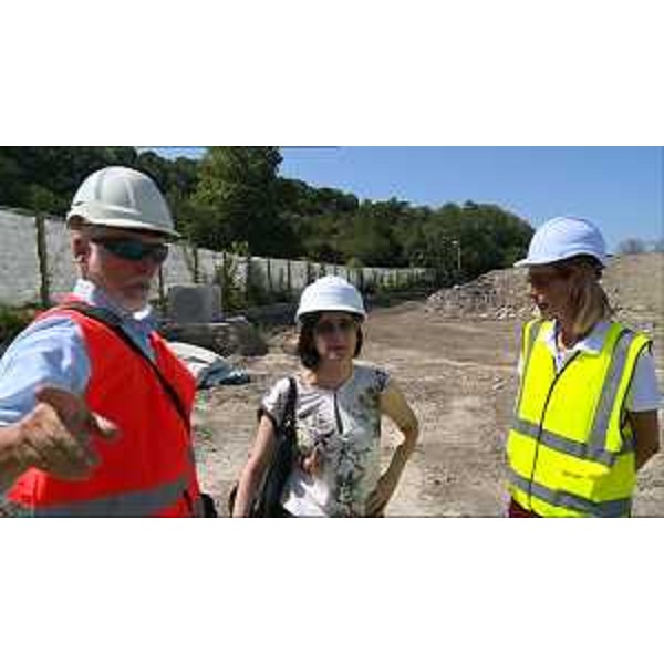 Sara Vito (Assessore regionale Ambiente) durante il sopralluogo – Trieste 14/07/2015