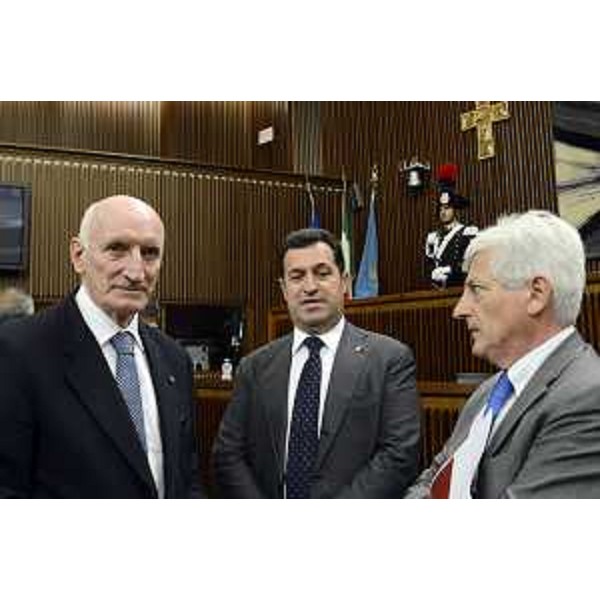 Raffaele Squitieri (presidente Corte dei Conti), Franco Iacop (presidente Consiglio regionale) ed Ivano Strizzolo (presidente Paritetica) – Trieste 16/07/2015