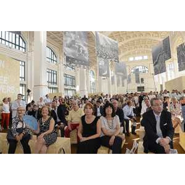 Sergio Bolzonello (Vicepresidente Regione FVG e assessore Attività produttive, Cooperazione e Turismo) all'inaugurazione della mostra "Il gusto di una città. Trieste capitale del Caffè", al Salone degli Incanti - Trieste 21/07/2015