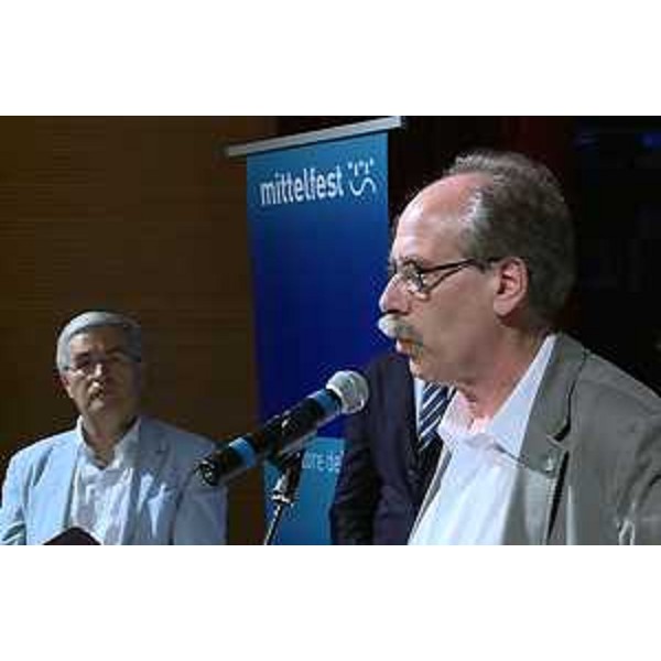 Gianni Torrenti (Assessore regionale Cultura) all'inaugurazione della XXIV edizione di Mittelfest "Il Colore dell'Acqua" - Cividale del Friuli 18/07/2015