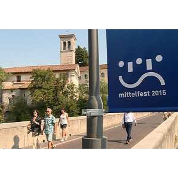 Cividale nel giorno dell'inaugurazione della XXIV edizione di Mittelfest - Cividale del Friuli 18/07/2015