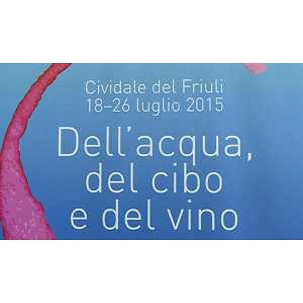 Manifesto dell'inaugurazione della XXIV edizione di Mittelfest "Il Colore dell'Acqua" - Cividale del Friuli 18/07/2015