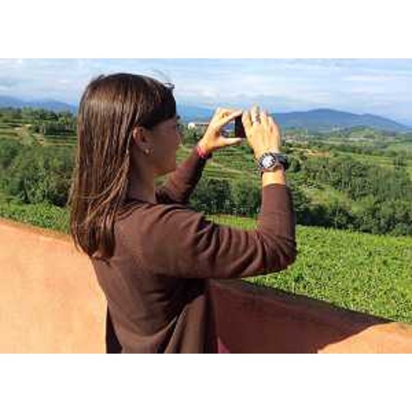 Debora Serracchiani (Presidente Regione Friuli Venezia Giulia) durante la visita all'Azienda vitivinicola Specogna - Corno di Rosazzo 28/07/2015