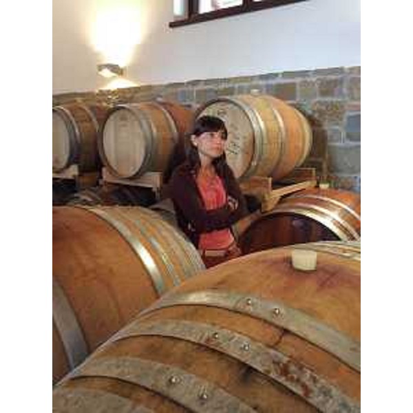 Debora Serracchiani (Presidente Regione Friuli Venezia Giulia) durante la visita all'Azienda vitivinicola Specogna - Corno di Rosazzo 28/07/2015