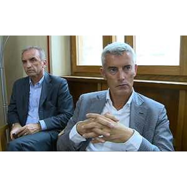 Mario Tubertini [Direttore generale Centro Riferimento Oncologico (CRO) Aviano] e Paolo Bordon [Direttore generale Azienda Assistenza Sanitaria (AAS) n. 5 "Friuli Occidentale"] - Pordenone 08/07/2015