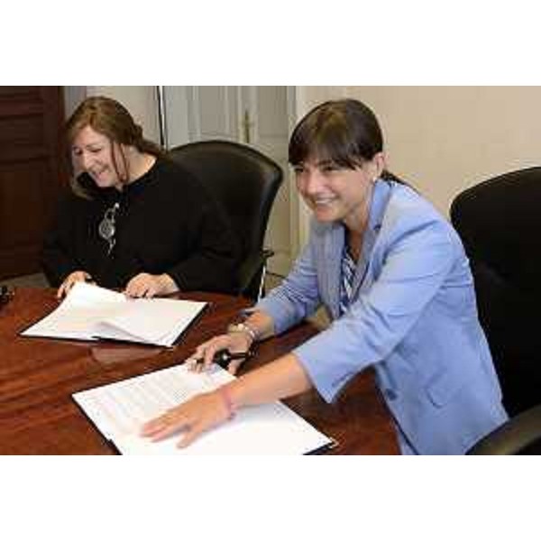 Tiziana Spedicato (Procuratore regionale Corte dei Conti) e Debora Serracchiani (Presidente Regione Friuli Venezia Giulia) - Trieste 31/07/2015