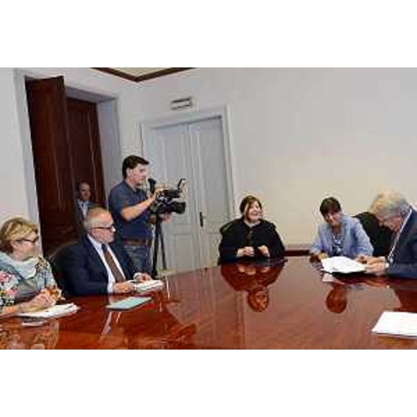 Tiziana Spedicato (Procuratore regionale Corte dei Conti) e Debora Serracchiani (Presidente Regione Friuli Venezia Giulia) - Trieste 31/07/2015