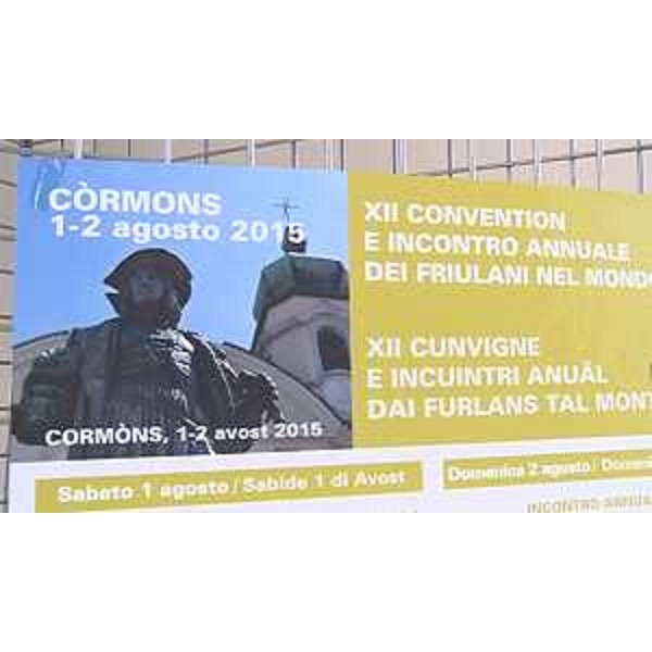 XII convention e incontro annuale dei friulani nel mondo - Cormons 02/08/2015