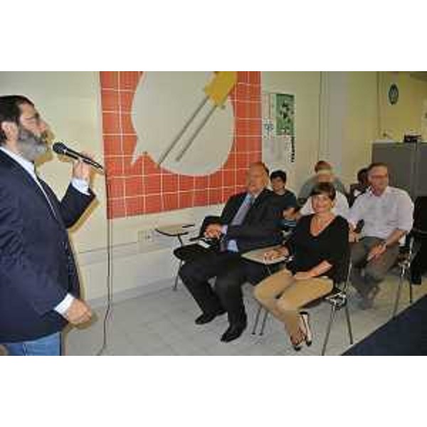 Fernando Quevedo (Direttore Ictp), Debora Serracchiani (presidente Friuli Venezia Giulia) e Roberto Cosolini (sindaco Trieste) – Trieste 12/08/2015