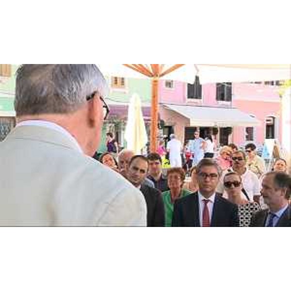 Francesco Peroni (Assessore regionale finanze) alla commemorazione del 69° anniversario della strage di Vergarolla – Pola (Croazia) 18/08/2015