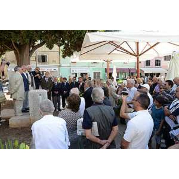 Un momento della commemorazione del 69° anniversario della strage di Vergarolla – Pola (Croazia) 18/08/2015 