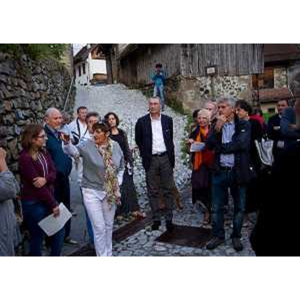 Ulderica Da Pozzo (fotografa) e Sergio Bolzonello (vicepresidente e assessore regionale Attività produttive, cooperazione e turismo) - Ravascletto 18/08/2015